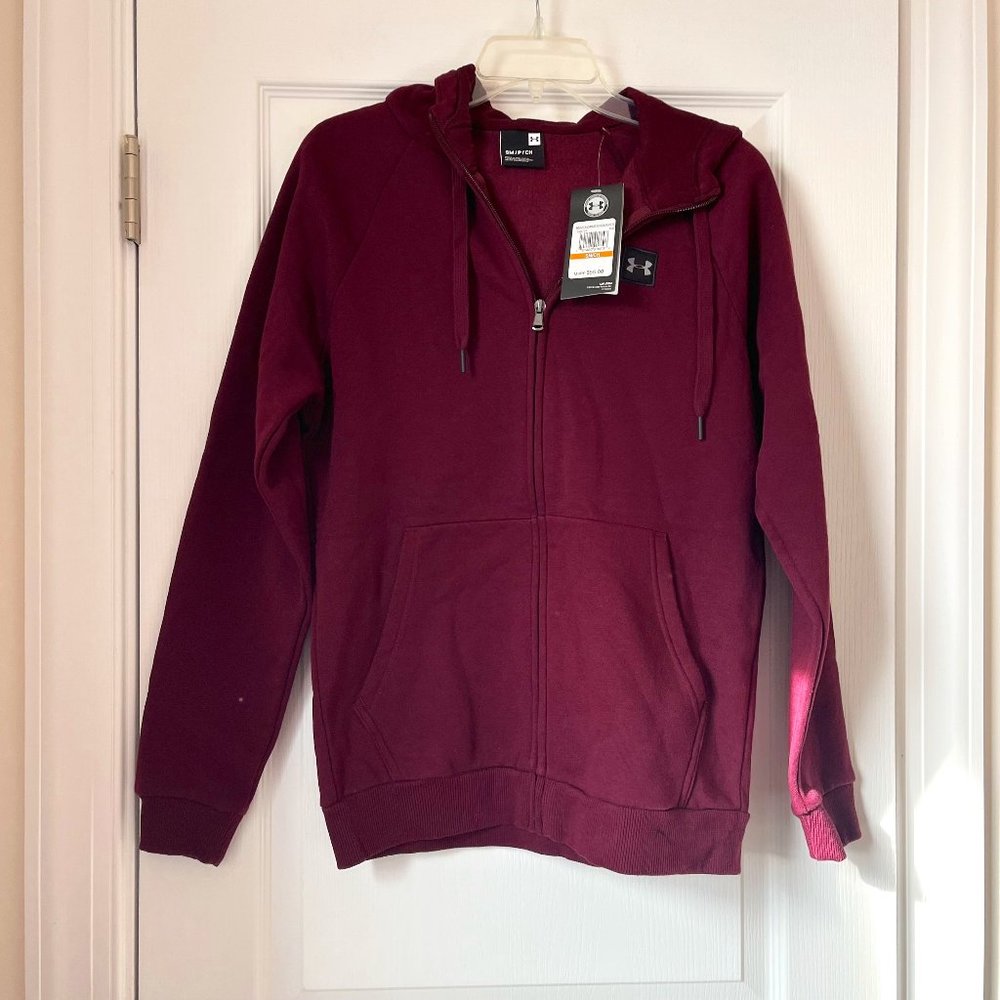 New Men's Under Armour Hoodies Purple Size S